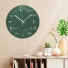 COCOKEN Math Equations and Notations Round Wall Clock PVC Clock Silent Non Ticking Battery Operated Easy to Read for Student Office School Home Decorative Clock Art 15" view 4