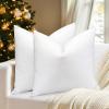 Bafode Pillow Inserts 20'' x 20'' Set of 2, Down Feather White Throw Pillows, Luxury Pillows for Sofa, Bed and Couch and Cushion view 1