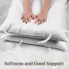 Bafode Pillow Inserts 20'' x 20'' Set of 2, Down Feather White Throw Pillows, Luxury Pillows for Sofa, Bed and Couch and Cushion view 4