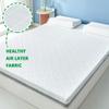 Gel Mattress Pad Twin,Memory Foam Mattress Topper Queen,King Size Cooling Gel Mattress Pad Cover,Cooling Gel-Infused Bed Topper,with Breathable/Removable/Washable Cover,4cm,135x200cm/53x79 view 2