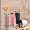 20 Oz 304 Stainless Steel Car Mug Double Insulation Ice Bingba Cup with Corkscrew Beer Mug view 3