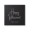 Custom Retirement Guest Book for Leaving Party, Custom Photo Album Well Wishes Messages Book - Black Silver (10x8) view 1