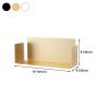 KWOKING Iron Horizontal Wall Unit Bookshelf Contemporary Bookshelf Wrought Iron Wall Shelf Bookshelf Wall Hanging Rack Metal Partition Rack Storage Gold - 2 Pieces Set 15.7" L x 7.9" W x 7.9" H view 3