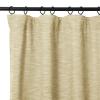 ChadMade Cotton Blend Curtain with Privacy Cotton Lining 1 Panel 150Wx102L Sage Green Room Darkening Curtain 4-in-1 Curtain Panel for Sliding Glass Door Window, Simon Collection view 2