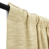 ChadMade Cotton Blend Curtain with Privacy Cotton Lining 1 Panel 150Wx102L Sage Green Room Darkening Curtain 4-in-1 Curtain Panel for Sliding Glass Door Window, Simon Collection view 4