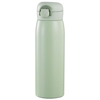 17 oz Mini Water Bottle Small Stainless Steel Thermoses - Insulated Vacuum, Leak Proof, Keeps Drinks Hot/Cold - Ideal for Coffee, beverage, Water - Green