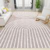 Modern Abstract Area Rug, Mid Century Rainbow Art Indoor Non-Slip Kids Rugs, for Living Room Bedroom Kitchen Dining Room Home Office Floor Rug,3 x 5ft view 1
