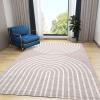 Modern Abstract Area Rug, Mid Century Rainbow Art Indoor Non-Slip Kids Rugs, for Living Room Bedroom Kitchen Dining Room Home Office Floor Rug,3 x 5ft view 3