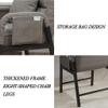 BTZHY Recliner Chair,Wingback Chair Recliner, Chaise Lounge Indoor with Arms, Modern Accent Chair with Steel Legs and Storage Pockets Single Adjustable Upholstered for Living Room view 4