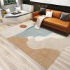 RITADI Mid Century Abstract Boho Area Rug, Modern Minimalist Sun and Mountain Indoor Non-Slip Kids Rugs, for Room Sofa Living Room Mat Bedroom Home Decor Floor Mats,3 x 5ft view 4