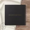 Retirement Book for Retirement Party, Custom Photo Album Well Wishes Book for Leaving Party - Black Gold (9x6) view 2