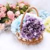 Small Wicker Rattan Flower Girl Basket Wedding Flower Basketwith Tassel Straw Basket Woven Storage Basket for Wedding Birthday Party Decor(L) view 4