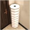 Round Rotating Shoe Rack,Round Shoe Rack Rotating Shoe 360 Rotating, Rotating Shoe Rack Cabinet, Fashion Shoe Rack Round Shoe Racks, Vertical Round Cylindrical Porch Ultra-narrow Staircase Cylinder ( view 1