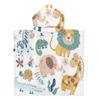 Necvior Portable Kids Poncho Hooded Beach Towel Bathrobe Bath Shower Swim Pool for Girls Boys Kids Children Toddlers 24x24inch Toddlers Hooded Beach Towel view 1