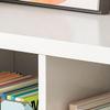 KWOKING Contemporary Bookshelf Engineered Wood Bookcase Short Bookcase Children's 3-Grid Cabinet Bookshelf Toy Storage Rack Floor Storage Picture Book Locker Natural 31.5" L x 11.8" W x 40.6" H view 4