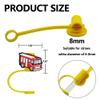 12pcs Fire Truck Themed Reusable Food Grade Silicone Straw Sleeve Caps, Suitable for Party Favor Bags,Birthday Party,Fire Truck Party Favor,Dustproof Soft Straw Covers for 7-8mm Straws view 4