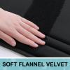 Grandaily Memory Foam Bath Mat Rug 47x17, Ultra Soft, Non-Slip and Absorbent Bathroom Rugs, Machine Wash Dry, Comfortable Bath Carpet for Bathroom Floor, Tub and Shower, Black view 3