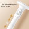BESNUT Closet Tension RodStainless Steel Adjustable Expandable Pressure Curtain Tension Rods for Kitchen, Bathroom, Window,Home (Color : White, Size : 0.7~1.2m) view 3