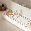 Fantasy Style Faucet Draining Mat, Self Absorbent Draining Mat for Kitchen Counter, Faucet Splash Catcher Countertop Absorbent Sink Protectors, for Bathroom & Kitchen (C) view 1