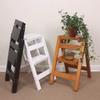 BABYCE Kitchen Step Stool Wooden Steps Stepladder 2 Step Folding Step Stool Ladder Kitchen Steps Kitchen Office Use view 3