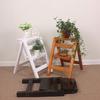BABYCE Kitchen Step Stool Wooden Steps Stepladder 2 Step Folding Step Stool Ladder Kitchen Steps Kitchen Office Use view 4