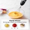 Sangcon Immersion Blender Handheld, 3-in-1 Hand Blender Electric, 400W Handheld Licuadora de mano, Stainless Steel Blade Stick Mixer with Whisk, Milk Frother Attachments - Black view 4