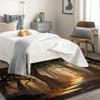 2x3 Rug, Forest Rugs for Entryway Living Room Bedroom, Spooky Halloween Small Area Rug & Bedroom Decor, Washable Non Slip Soft Low Pile Indoor Door Mat, Home Decorative Patterned Carpet view 2