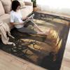2x3 Rug, Forest Rugs for Entryway Living Room Bedroom, Spooky Halloween Small Area Rug & Bedroom Decor, Washable Non Slip Soft Low Pile Indoor Door Mat, Home Decorative Patterned Carpet view 4