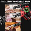 Bone Saw Machine, Bone Meat Cutter, Butcher Cutting Machine with Bandsaw, Bone Saw Cutting Machine, Electric Hand Saw Meat Cutter for Restaurant Cutting Fish Pig's Hoof Beef (1100W,Red) view 2