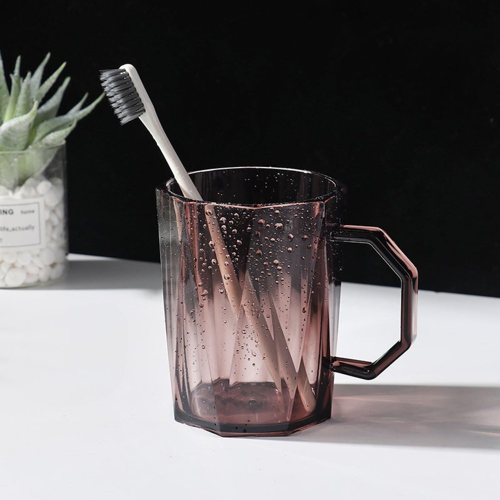 Mouthwash Cup, Eight-Sided Washrooming Cup, Toothbrush Cup, Toothbrush Cup