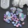 Allstarco 50PCS 20mm Purple Lilac 25 Carats Acrylic Diamond Confetti AB Coating for Table Scatter Wedding Decorations Vase Fillers view 2