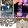 Allstarco 50PCS 20mm Purple Lilac 25 Carats Acrylic Diamond Confetti AB Coating for Table Scatter Wedding Decorations Vase Fillers view 4