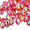 Allstarco 200PCS 12mm Light Red AB Carats Acrylic Diamond Confetti AB Coating for Table Scatter Wedding Decorations Vase Fillers view 1