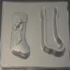Christmas Stocking with Bells Pour Box Chocolate Candy Mold view 1