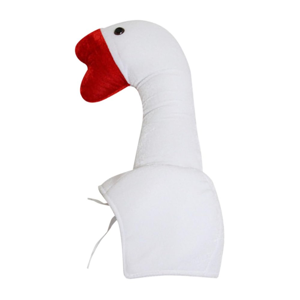BCOATH Goose Hat Plush Costume Prop for Parties and Cosplay Funny Animal Design Headdress for Boys and Girls and Adults Soft Plush Material for Comfort and Warmth
