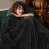 PHF Ultra Soft Flannel Fleece Throw Blanket, Lightweight 3D Jacquard Fleece Blanket, No Shedding, No Pilling, Luxury 340GSM Aesthetic Fluffy Cozy Throws for Couch Room Decor, 50"x60", Dark Grey view 2