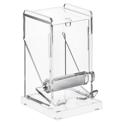 Soro Essentials- Acrylic Toothpick Holder Dispenser- Reusable Turn Style Knob Switch Toothpick Holder Container for Tooth Picks Party Cocktail Picks Toothpicks for Appetizers Home Kitchen Restaurant