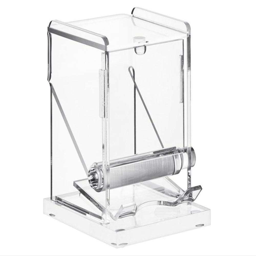 Soro Essentials- Acrylic Toothpick Holder Dispenser- Reusable Turn Style Knob Switch Toothpick Holder Container for Tooth Picks Party Cocktail Picks Toothpicks for Appetizers Home Kitchen Restaurant