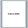 12x36 Frame Blue Scuffed Farm Board Solid Wood Picture Frame Width 0.75 Inches | Interior Depth 0.5 Inches | Kingsley Blue Frame with UV Acrylic, Foam Board Backing & Hanging Hardware view 1