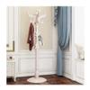 Coat Shelf Coat Rack Stand Coat Rack European Style Floor Standing Hat Coat Scarf Stand Hanger With Hooks Wooden Coat Rack Stand Coat Stand Coat Holder Coat Hat Rack ( Color : White , Size : 42*42*182 view 1