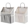 Alipis 2pcs Wall Hanging Organizer Bag Storage Containers for Dormitory Bedroom Living Room Versatile Hanging Storage for Mobile Phones Remote Controls and More view 1