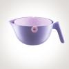STRUNT Double washbasin draining Basket net red Fruit Plate Washing Basket Kitchen Leaky Drainage Basket Lilac Purple view 1
