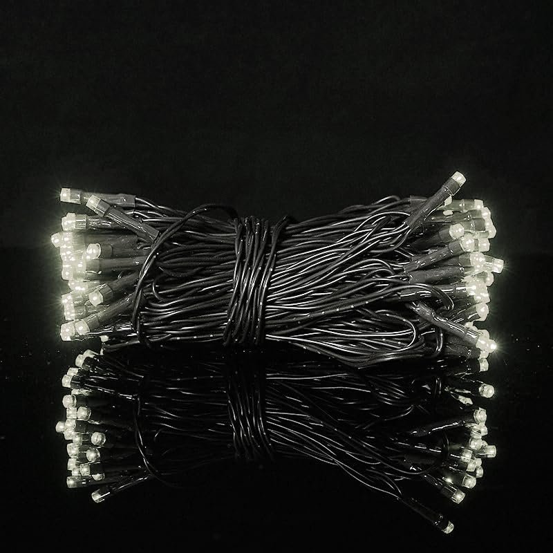 beatineon 65.6ft/200LEDs Christmas LED String Lights Indoor Outdoor Waterproof, Steady Glow Lights for Tree Room Bedroom Wedding Fall Decorations, 5V USB Powered Black Wire Fairy Light (Warm White)