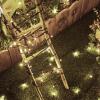 beatineon 65.6ft/200LEDs Christmas LED String Lights Indoor Outdoor Waterproof, Steady Glow Lights for Tree Room Bedroom Wedding Fall Decorations, 5V USB Powered Black Wire Fairy Light (Warm White) view 3