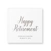 Retirement Book Retirement Party Gift Idea for Retiring Leaving Party, Photo Album Messages Book with Foil - White Silver (10x8) view 1
