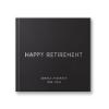 Retirement Guest Book for Retirement Party Ideas, Custom Retirement Book for Message and Well Wishes - Black Silver (12x12) view 1