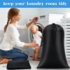 Nuanchu 12 Pcs 40 x 60 Extra Large Laundry Bag Giant Storage Laundry Reusable Multipurpose Bag for Damp Proof Luggage Suitcase Clothes Comforters Furniture Blankets Cover view 2