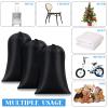 Nuanchu 12 Pcs 40 x 60 Extra Large Laundry Bag Giant Storage Laundry Reusable Multipurpose Bag for Damp Proof Luggage Suitcase Clothes Comforters Furniture Blankets Cover view 4