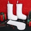 Aodaer 12 Pieces Plain Christmas Sublimation Burlap Stockings Hanging Stockings for Tree Fireplace DIY Heat Transfer Printing Christmas Home Decoration, 15.7 x 11.8 x 7.1 Inches view 4