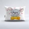 REALIN Rats Animal Print Duvet Cover Set Cute Mice Stamp Bedding Girl Boy Kids Bed Sets 2/3/4PCS Quilt Covers/Sheets/Pillow Shams,Twin/Full/Queen/King (C,Queen-228x228cm-4PCS) view 3